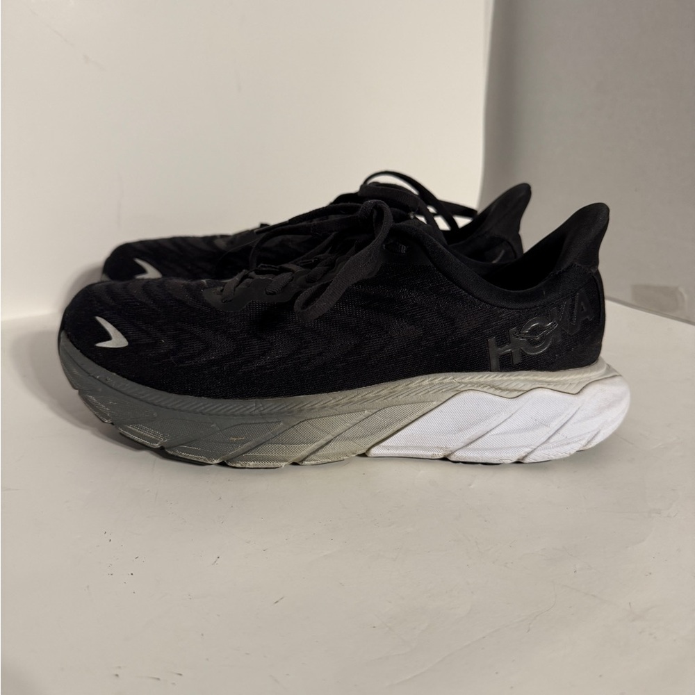 Hoka One One Arahi 6 Womens 7B Shoes Running Walking Black 1123195